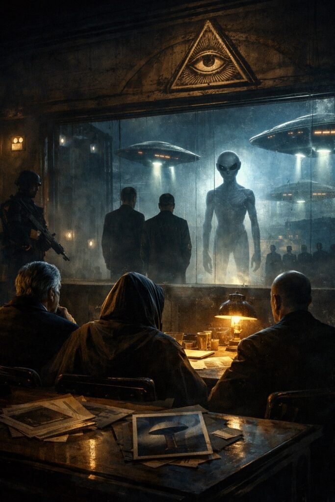 Sociedades secretas estão escondendo contato alienígena?