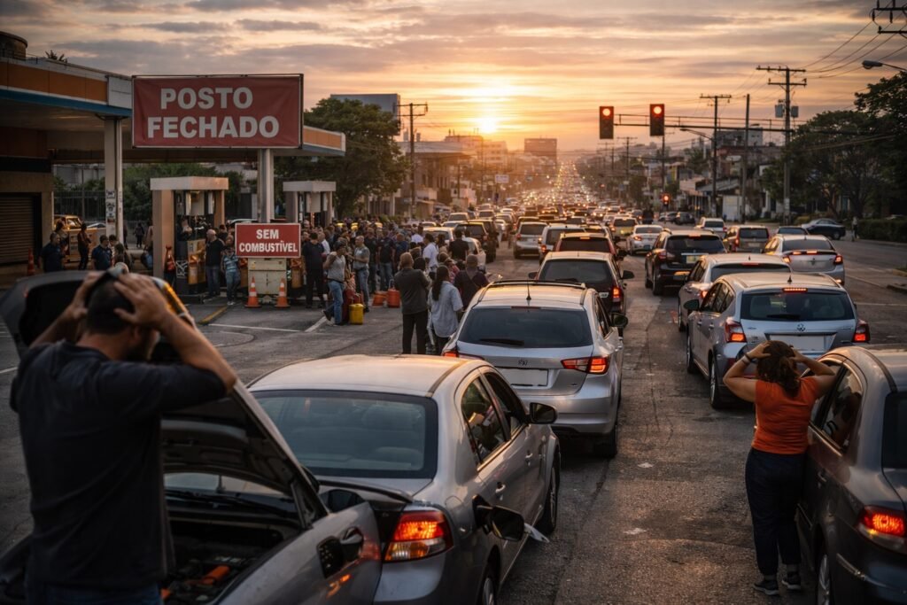 Postos de Gasolina Pararem