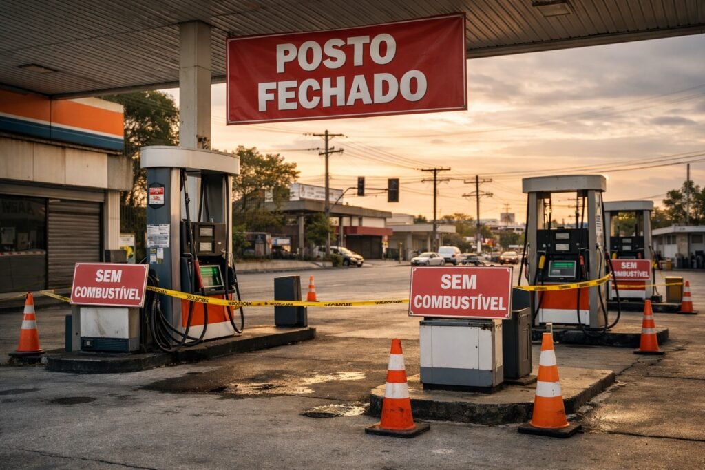 Postos de Gasolina Pararem