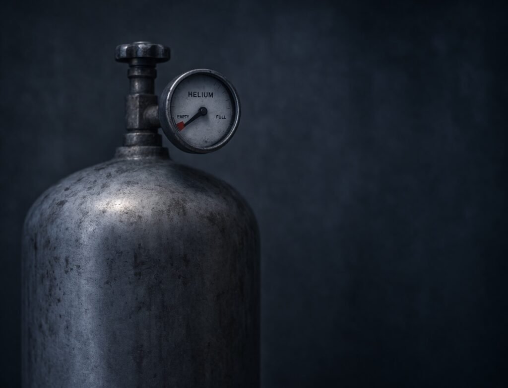 escassez de gás hélio